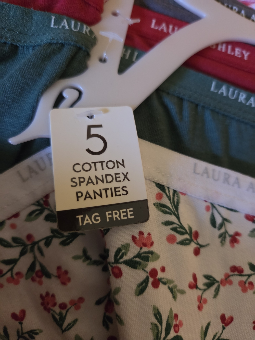 Laura Ashley Cotton Underwear- 5 Pack - Picture 4 of 7